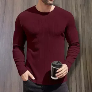 Premium 2/2 Rib Cotton Thermal Long Sleeve T-shirt