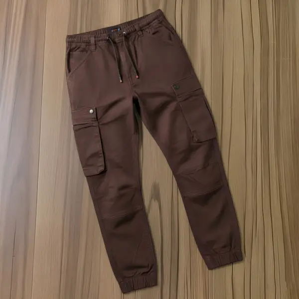 Stylish Kaizer Cotton Fabric Cargo Joggers Pant
