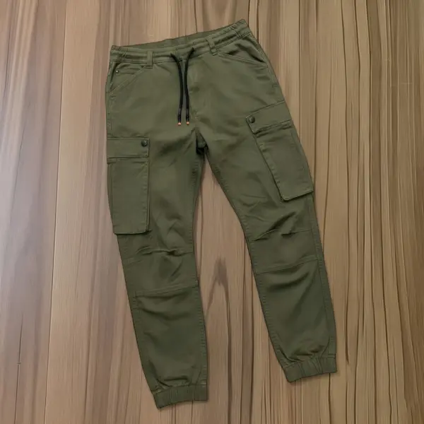 Stylish Kaizer Cotton Fabric Cargo Joggers Pant